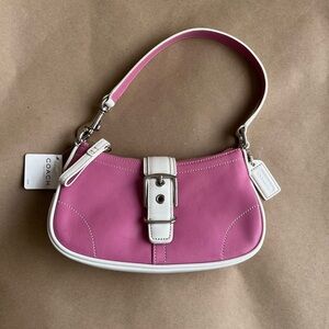 Rare Vintage Coach Hamptons Demi Buckle Shoulder Bag